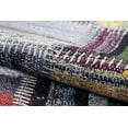 thumbnail image 5 of Piska Grey Modern Polyester Area Rugs for Living Room Washable Rugs Boho Moroccan Area Rug Soft Geometric Bohemian Distressed Indoor Rug for Bedroom Dining Room Office Foldable Nonslip Rug, 5 of 9