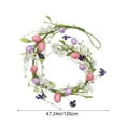 thumbnail image 2 of Easter Egg Vines - Bright Spring Floral & Branch Decor with Colorful Eggs for Home Doors, Patios & Porches, Eye-Catching Indoor/Outdoor Holiday Decoration for Easter Celebrations, 47.24in, D, 2 of 8