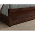 thumbnail image 6 of Everett Twin Wood Platform Bed with Panel Footboard and Twin Trundle in Walnut, 6 of 10