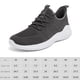 thumbnail image 2 of Zapatillas de deporte casuales para hombre zapatos casuales ligeros de malla sin cordones con cordones para viajes al gimnasio, 2 of 9