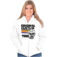 thumbnail image 4 of Vintage Original Hustler PACMAN Game Zip Up Hoodie Men's Women's Brisco Brands M, 4 of 6