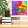 thumbnail image 6 of Epic Graffiti 'Pop Art Deer 1' by Howie Green, Canvas Wall Art, 12"x12", 6 of 8