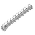thumbnail image 3 of 40 Piezas M2.5X32mm Fonocaptor Humbucker de Guitarra Electrica Tornillo Y Resorte de de Ajuste - Paso 0.4mm - Plata, 3 of 8