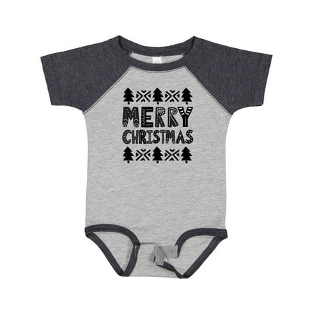 

Inktastic Scandinavian Merry Christmas Gift Baby Boy or Baby Girl Bodysuit