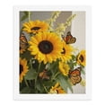 thumbnail image 5 of Paint by Numbers Kit for Adults, Sunflowers Monarch Butterflies Garden Paint by Numbers, Easy Paint by Numbers Kit for Adults Beginner, DIY Adult Paint by Number Kits on Canvas, 12x16in Home Decor, 5 of 7