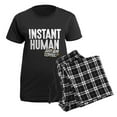 thumbnail image 5 of CafePress - Instant Human Just Add Coffe Women's Dark Pajamas - Women's Short Sleeve Print T-Shirt and Pants Dark Cotton Pajama Set, 5 of 7