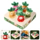 thumbnail image 2 of FELTECHELECTR 1 juego de cosecha de zanahorias, juguete de peluche para aprender a cosechar zanahorias, juguetes para niños pequeños, 2 of 7