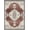 Beige Red, variant on 8x10 Washable Vintage Medallion Area Rug - Distressed Design for Living Room and Entryway，Beige Red