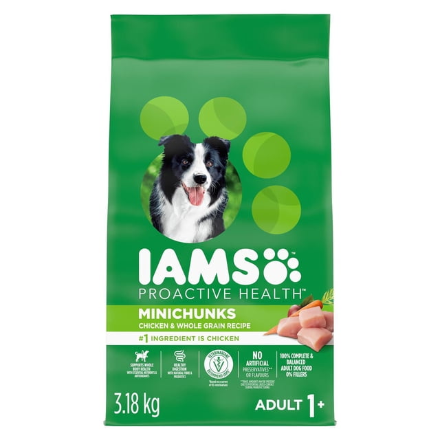 Iams Minichunks Adult Dry Dog Food Chicken & Whole Grains Recipe