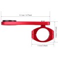 thumbnail image 2 of Soporte de extensión de aleación de aluminio para odómetro de bicicleta con adaptadores (rojo), 2 of 10