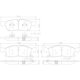 thumbnail image 2 of BALATAS CERAMICAS GRAND CHEROKEE 2012 al 2014 JEEP 5.7L V8 Delanteras BREMBO ., 2 of 5