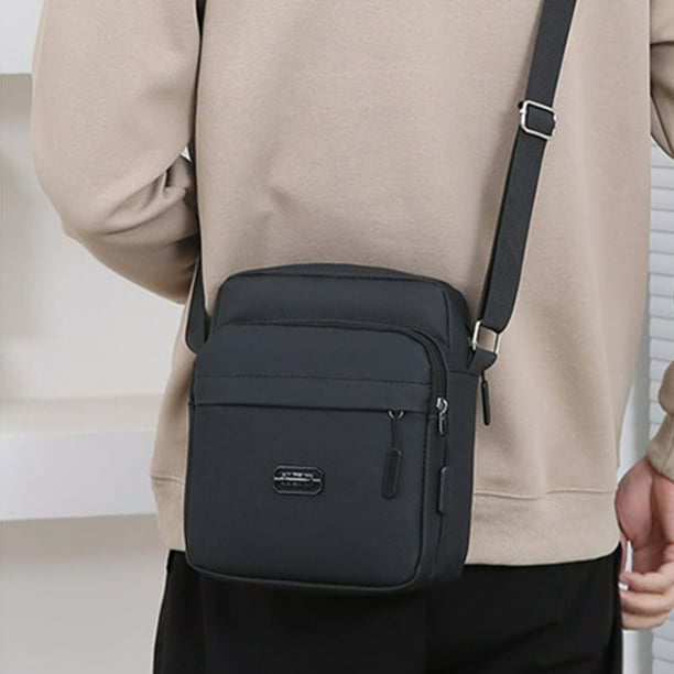 Bolso bandolera informal, impermeable, bonito y versátil para viajes al aire libre, mochila multicapa para viajes, bandolera.