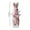 Pink, variant on Easter Decoration Flocked Bunny Ornaments Spring Table Centerpieces Indoor Suitable For Home And Party