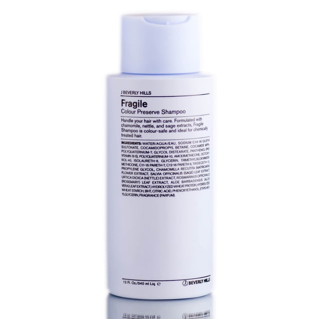 Champú J Beverly Hills Fragile Colorsafe, sin parabenos, 355 ml