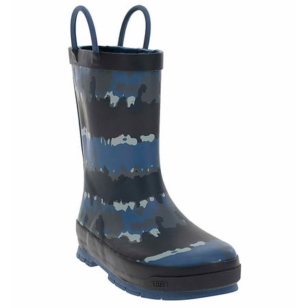 Western Chief Tie Dye Dude Boys' Rain Boot Blue