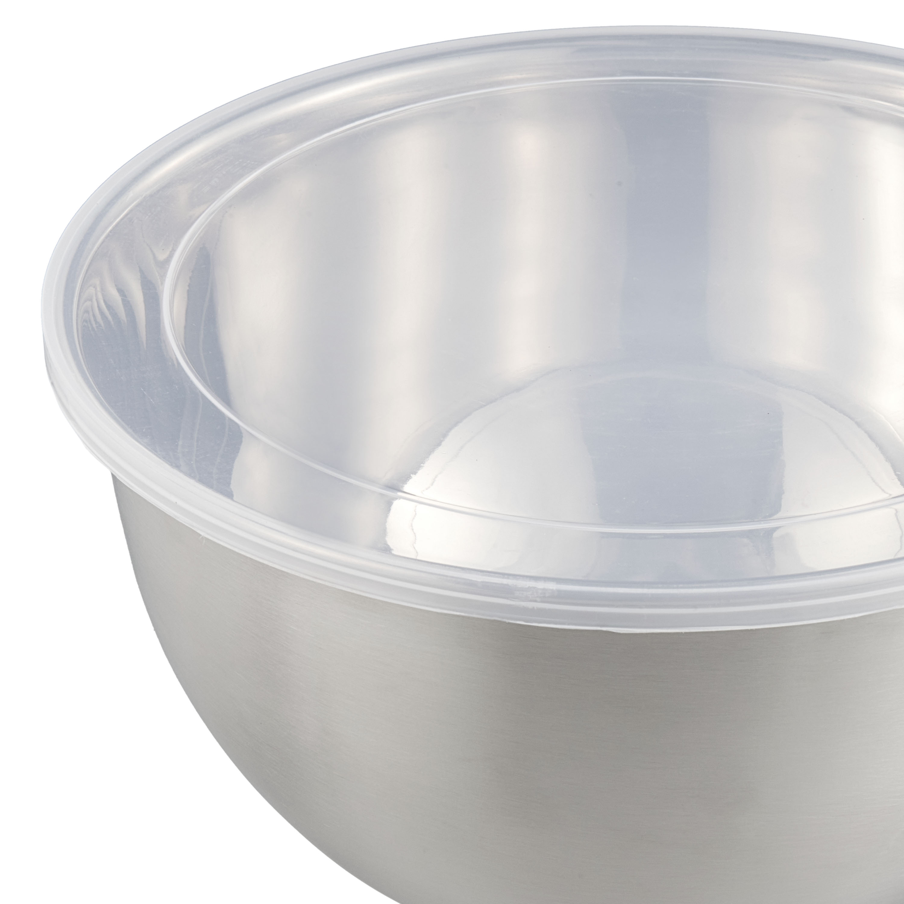 Mainstays 6-Piece Stainless Steel Mixing Bowl Set with Lids photo 4