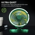 thumbnail image 5 of Small Desk Fan, USB Fan Small Quiet Personal Table Fan for Bedroom Office Home, Foldaway, 5 of 5