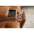 thumbnail image 6 of ACME Emmy Chenille Fabric Power Motion Sectional Sofa with USB Port in Orange, 6 of 16
