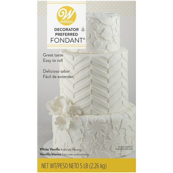 Wilton Decorator Preferred Premade White Fondant , 5 lb.