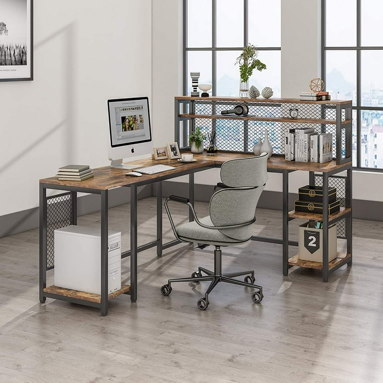 Sauder Boulevard Cafe LShaped Desk Homemakers
