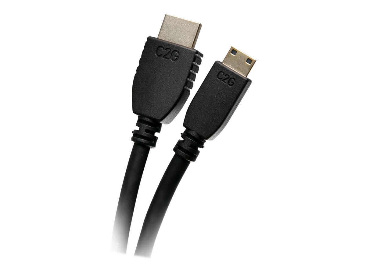 C2G 50620 4K UHD High Speed HDMI to Mini HDMI Cable (60Hz) with Ethernet for 4K Devices, Black (10 Feet, 3.04 Meters)