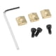 thumbnail image 2 of Tuerca de bloqueo de guitarra eléctrica de 3 piezas con tornillos de repuesto para sistema de bloqueo Dorado Yuyangstore Tuerca de bloqueo, 2 of 7