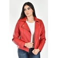 thumbnail image 1 of Chamarra estilo biker Roman Fashion /Juvenil, 7409 (Rojo) rojo G, 1 of 5