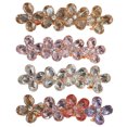thumbnail image 1 of 4PCS Rhinestone Hair Clip Fashion Elegant Bow Flower Hair Clip French Barrette, 1 of 10