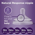 thumbnail image 3 of Philips AVENT Tetinas de Biberón Naturales con Flujo 1, Respuesta Natural Philips AVENT NA, 3 of 3