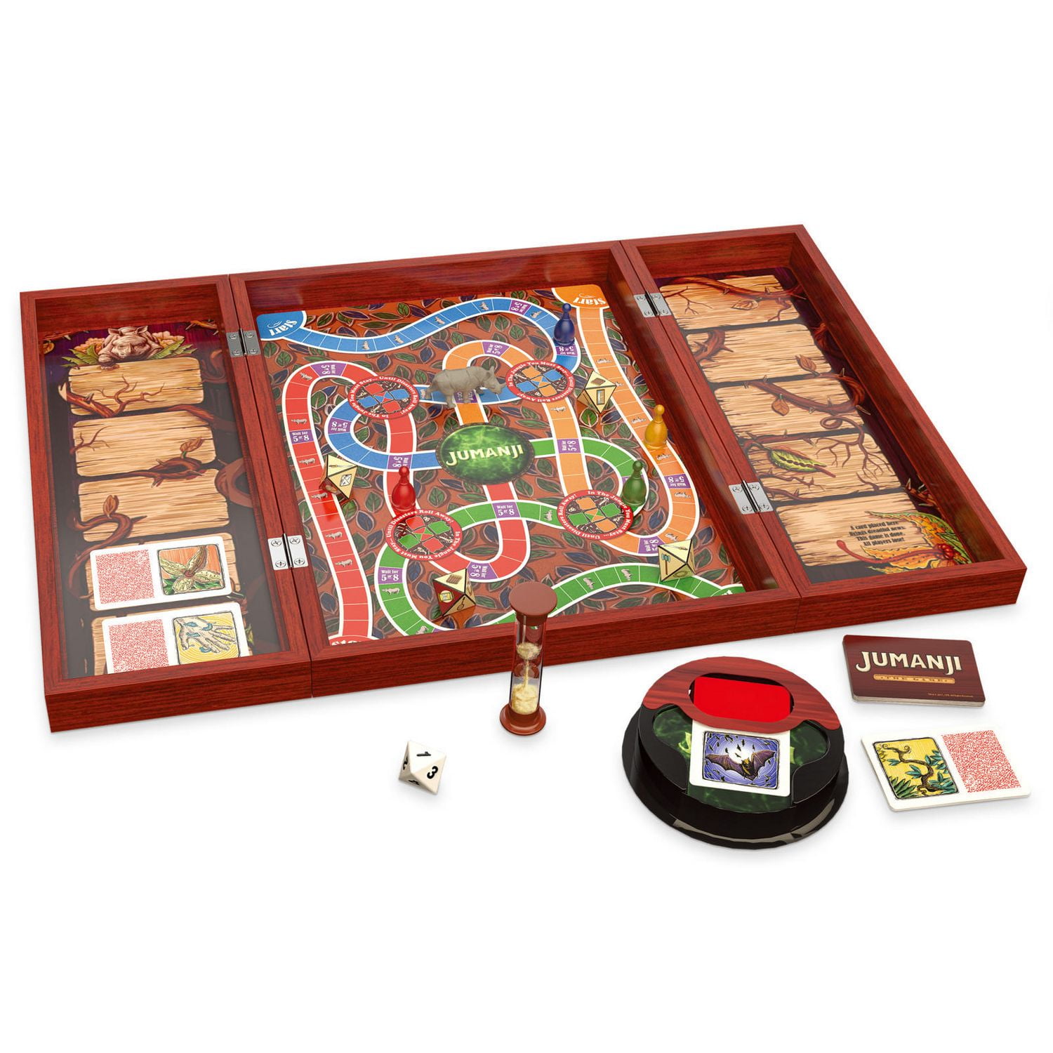 Jumanji Wooden Case Board Game, 2-4 players