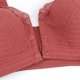 thumbnail image 4 of Gibobby Brasier Deportivo Para Mujer Sujetador sin de para mujer, cierre frontal, espalda en T, para busto grande(A,46), 4 of 5