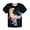 Black, variant on ibiyuan Boys T Shirts Size 8,Children's Fashionable Casual Letter Round Neck Short Sleeved T Shirt Top