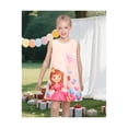 thumbnail image 3 of Girls Dress Pink Birthday Balloon Love Heart Casual Sleeveless Dress 4 Years, 3 of 7