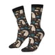 thumbnail image 1 of Balery Cute Alpaca Calcetas Largas con Estampado para Hombre y Mujer – Suaves y Transpirables, Talla Única (US 5-11), 1 of 6