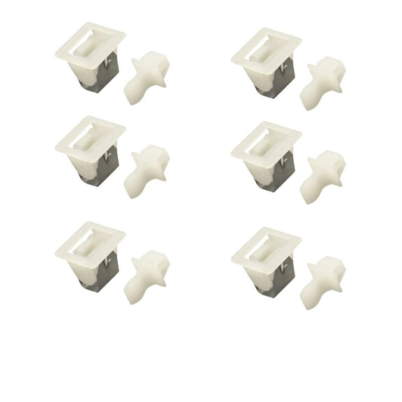 Scaroo 306436 & 279570 DRYER DOOR LATCH AND STRIKE For Whirlpool 6-PACK