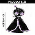 thumbnail image 4 of Halloween Porch Goose Outfit Witch Costume Set With Purple Cape And Hat, Halloween Porch Goose Halloween Outfit Fall Porch Goose Outfit For Outdoor Yard Patio Garden Statue Decoration, 4 of 5