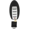 thumbnail image 2 of CCIYU X 1 Remote UNCUT ignition key fob 5 Buttons Keyless Entry Remote Fob 433 MHZ 46 chips 17 18 for Nissan Armada with FCC/OE CWTWB1G744 285E3-1LB5A Fits select: 2014-2016 INFINITI QX80, 2 of 6