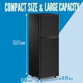 thumbnail image 5 of WANAI 5.0 Cu.ft Mini Refrigerator with Freezer 7 Settings Temp Adjustable Large Compact Fridge Black, 5 of 10