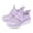 Purple, variant on Dazzher Girls Sneakers Shoes Lightweight Breathable Running Athletic Shoes for Little Kid/Big Kid, White, 11M