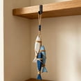 thumbnail image 5 of BESEW7 Mediterranean Wall Art with Rope, Coastal Style 3 Wooden Fish Hanging Ornament for Living Room Kitchen Bathroom Cafe, 5 of 9