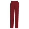 thumbnail image 4 of YiZYiF Men's Latin Dance Pant Salsa Rumba Tango Competition Ballroom Practice Pants Trousers Burgundy M, 4 of 5