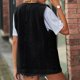 thumbnail image 4 of Chaleco vaquero clásico para mujer cuello vuelto cuello en V chaleco informal bolsillos traje diario, 4 of 6