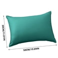 thumbnail image 3 of Waterproof Outdoor Rectangle Pillow Cover | Weather Resistant Cushion Protector | Solid Color Backrest Pillow Cover for Patio, Garden, Pool Furniture, 3 of 9