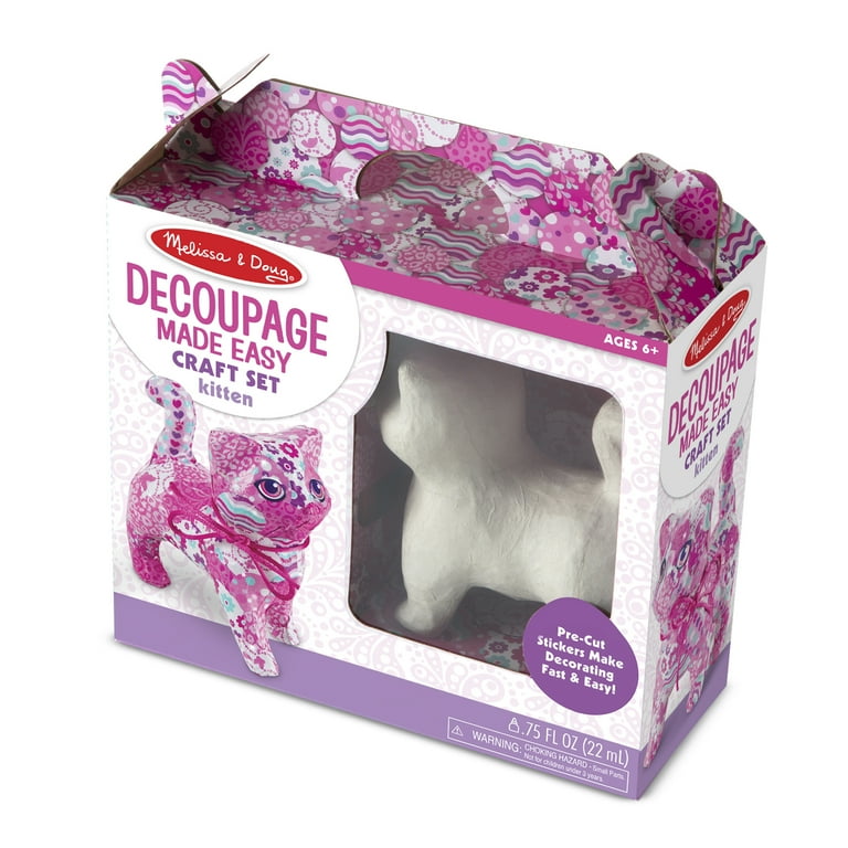 Paper Mache Decoupage Kit, Llama Craft Kit