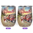 thumbnail image 2 of Be My Valentine's Havanese Truck Full of Love Flower Balloon 12oz Stainless Steel Wine Tumbler Insulated Cup with Lid Havanese Dog Lover Gifts Idea - 02029, 2 of 5