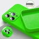 thumbnail image 3 of Funda de silicona cuadrada verde fluorescente para iPhone, 15, 14, 11 Pro Max, 13, 12 Mini, X, XR, XS, 7, 8 Plus, SE2, fundas a prueba de golpes, nueva, 3 of 4