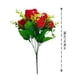 thumbnail image 5 of Ramo de rosas artificiales de 6 cabezas de seda sintética con hojas para ramo de novia, arreglos de bricolaje, decoración de mesa para bodas, fiestas, hogar y sala de estar., 5 of 7