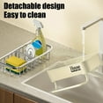 thumbnail image 4 of Kitchen Bathroom Multifunctional Drainage Rack, Wall Mounted Sink Shelf, Faucet Bath Organizer, Stainless Steel Material, Strong Load-Bearing, Self-Draining Design, Detachable, Easy Cleaning, 4 of 6
