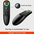 thumbnail image 4 of Q6 RRO 2.4G Voz Control remoto Inalámbrico Air Mouse Giroscopio, 4 of 8