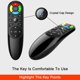 thumbnail image 4 of Q6 RRO 2.4G Voz Control remoto Inalámbrico Air Mouse Giroscopio, 4 of 8